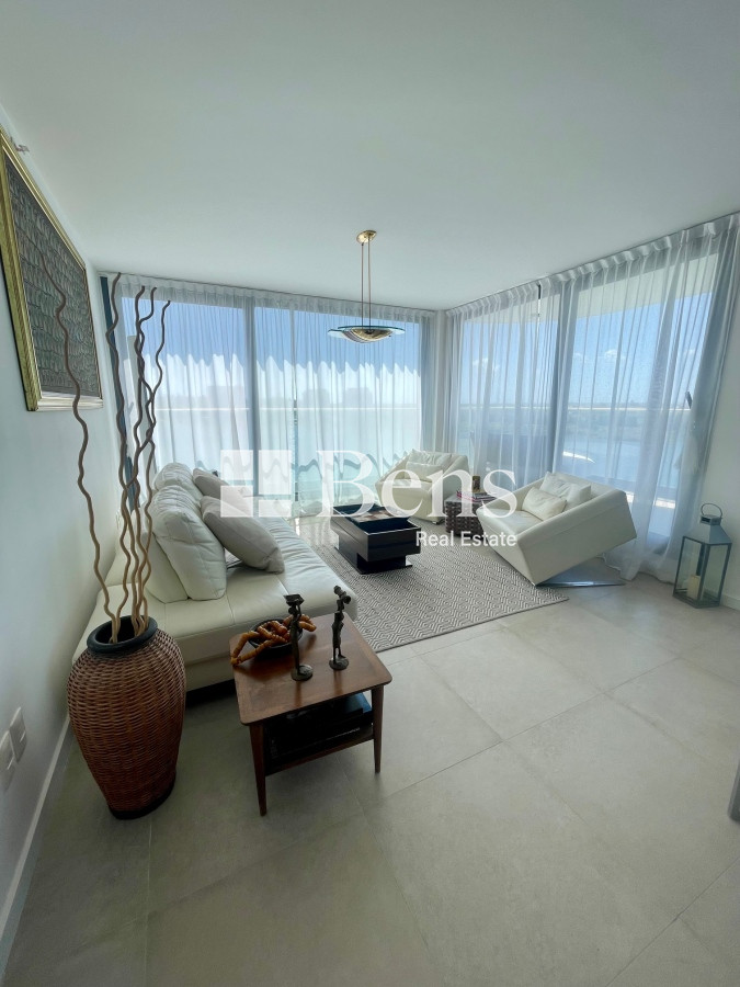 Apartamento ID.536 - ALQUILER - APARTAMENTO 3 DORMITORIOS AMOBLADO - COCHERA DOBLE - TORRE 1 - CARRASCO BOATING - LAGOS DE CARRASCO