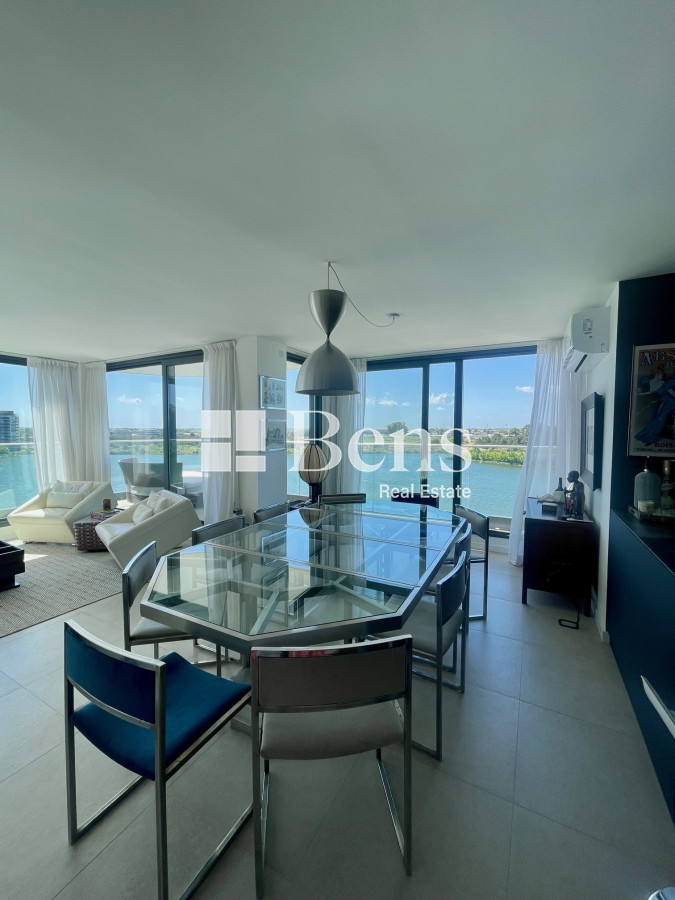 Apartamento ID.536 - ALQUILER - APARTAMENTO 3 DORMITORIOS AMOBLADO - COCHERA DOBLE - TORRE 1 - CARRASCO BOATING - LAGOS DE CARRASCO