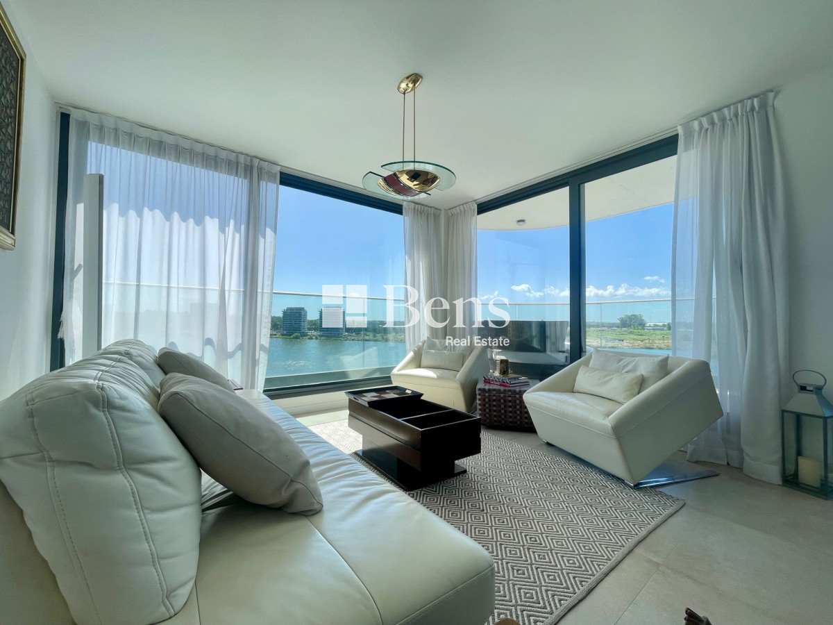 Apartamento ID.536 - ALQUILER - APARTAMENTO 3 DORMITORIOS AMOBLADO - COCHERA DOBLE - TORRE 1 - CARRASCO BOATING - LAGOS DE CARRASCO