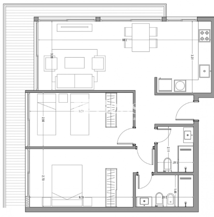 Apartamento ID.265 - Venta - Apartamento a estrenar - 2 Dormitorios - Punta del Este