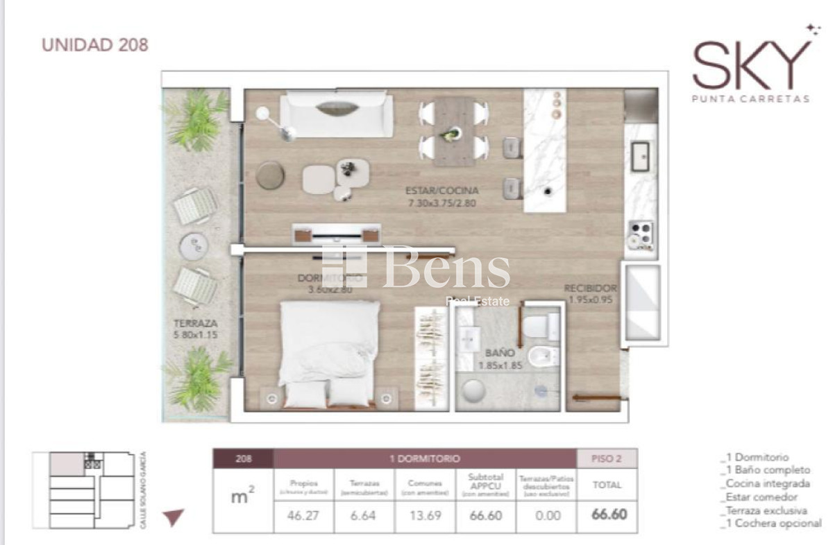 Apartamento ID.5 - ALQUILER - APARTAMENTO A ESTRENAR - PUNTA CARRETAS