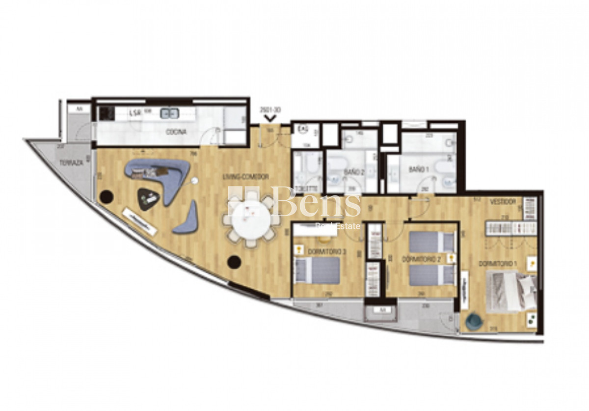 Apartamento ID.354 - Venta - Apartamento a Estrenar - 3 Dormitorios - Buceo - Montevideo
