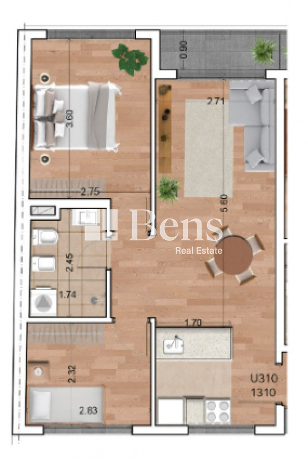 Apartamento ID.191 - Venta - Apartamento a estrenar - 2 Dormitorios - Cordon - Montevideo  