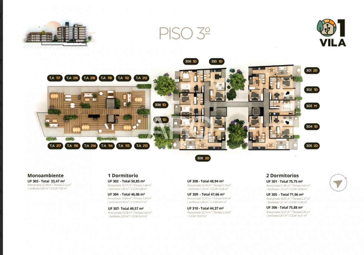 Apartamento ID.209 - APARTAMENTO 1 DORMITORIO