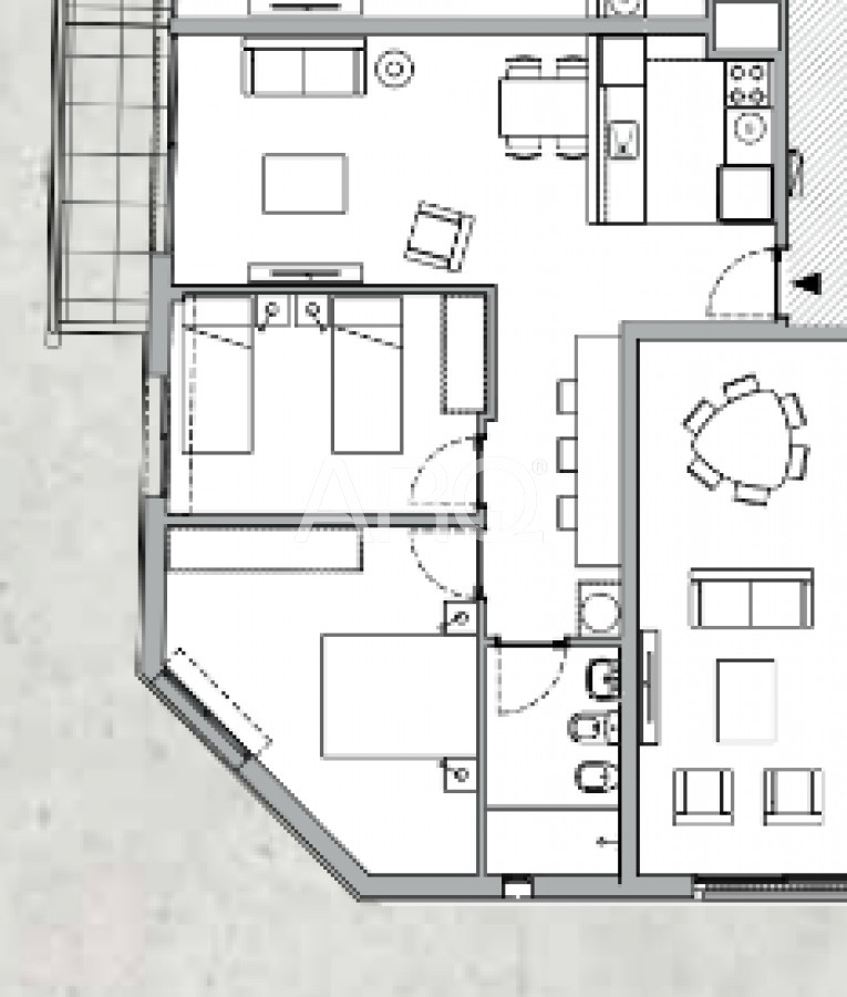 Apartamento ID.199 - ¡¡¡OPORTUNDAD INVERSOR!!FLAMANTE APARTAMENTO EN PARQUE BATLLE CON RENTA