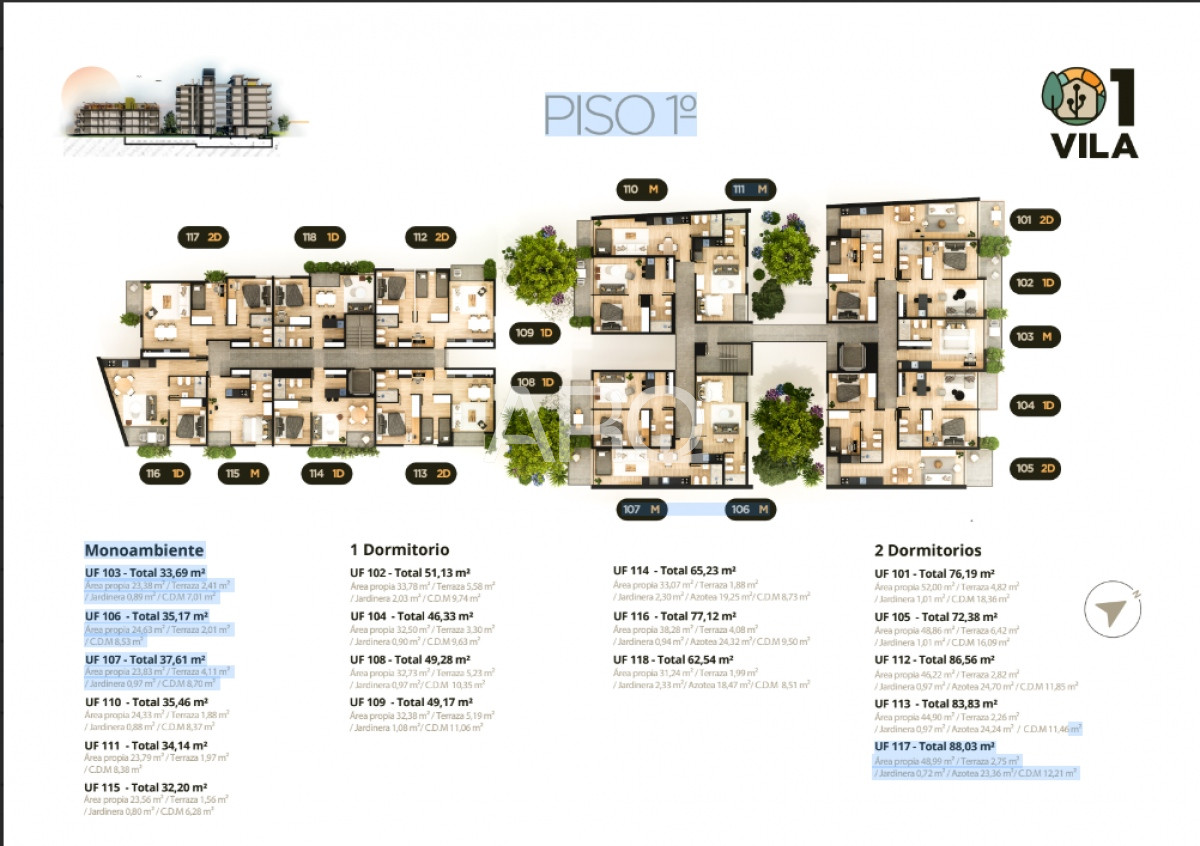 Apartamento ID.209 - APARTAMENTO 1 DORMITORIO