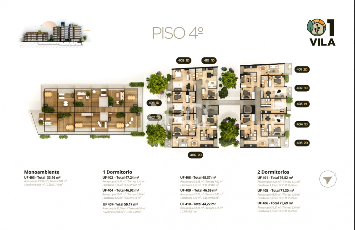 Apartamento ID.209 - APARTAMENTO 1 DORMITORIO