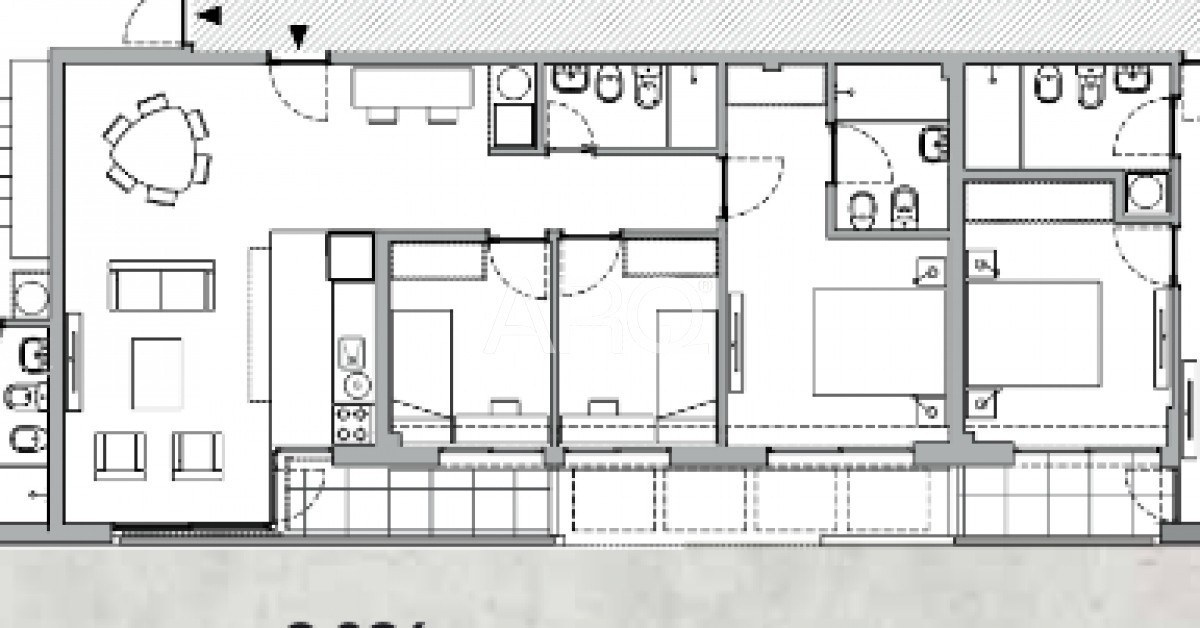 Apartamento ID.200 - A ESTRENAR HERMOSO APARTAMENTO EN PARQUE BATLLE
