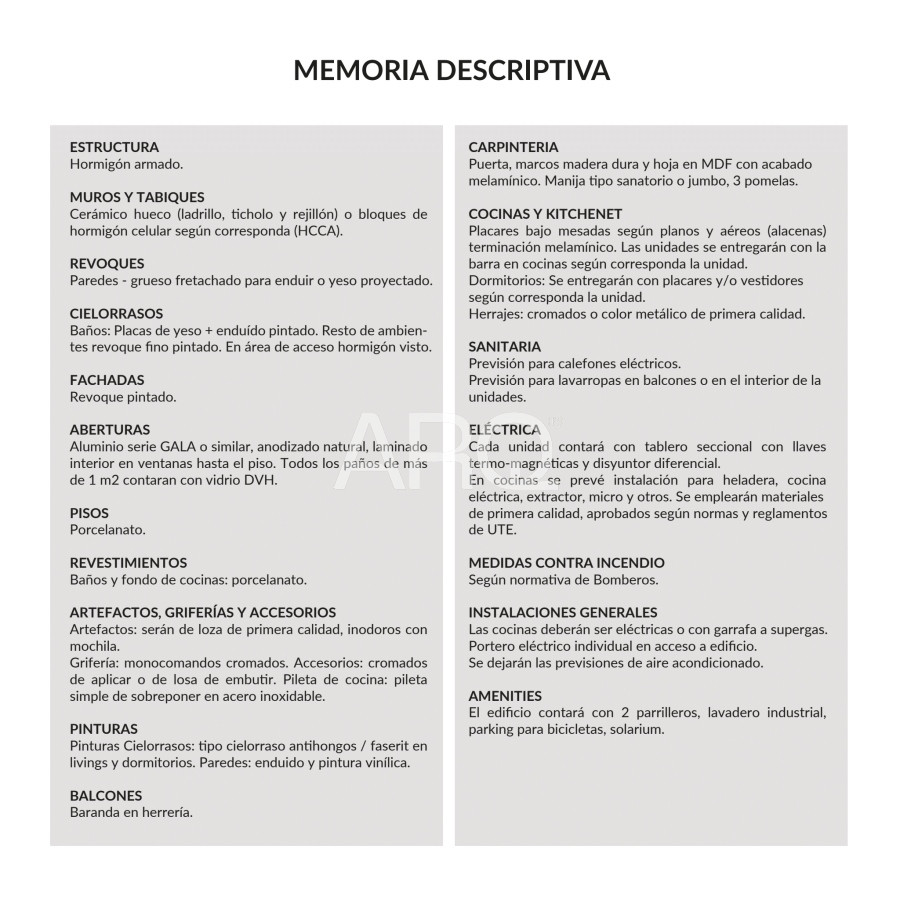 Apartamento ID.248 - ALTEZZA 1 DORMITORIO
