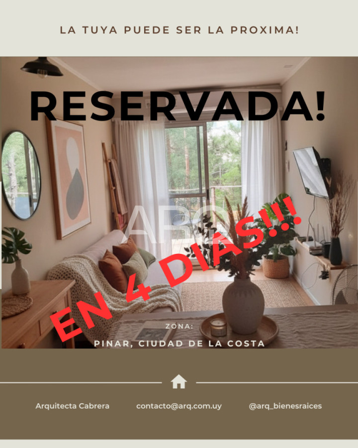 Casa ID.578 - ALQUILER CASA AMUEBLADA- PINAR SUR 1 DORMTORIO