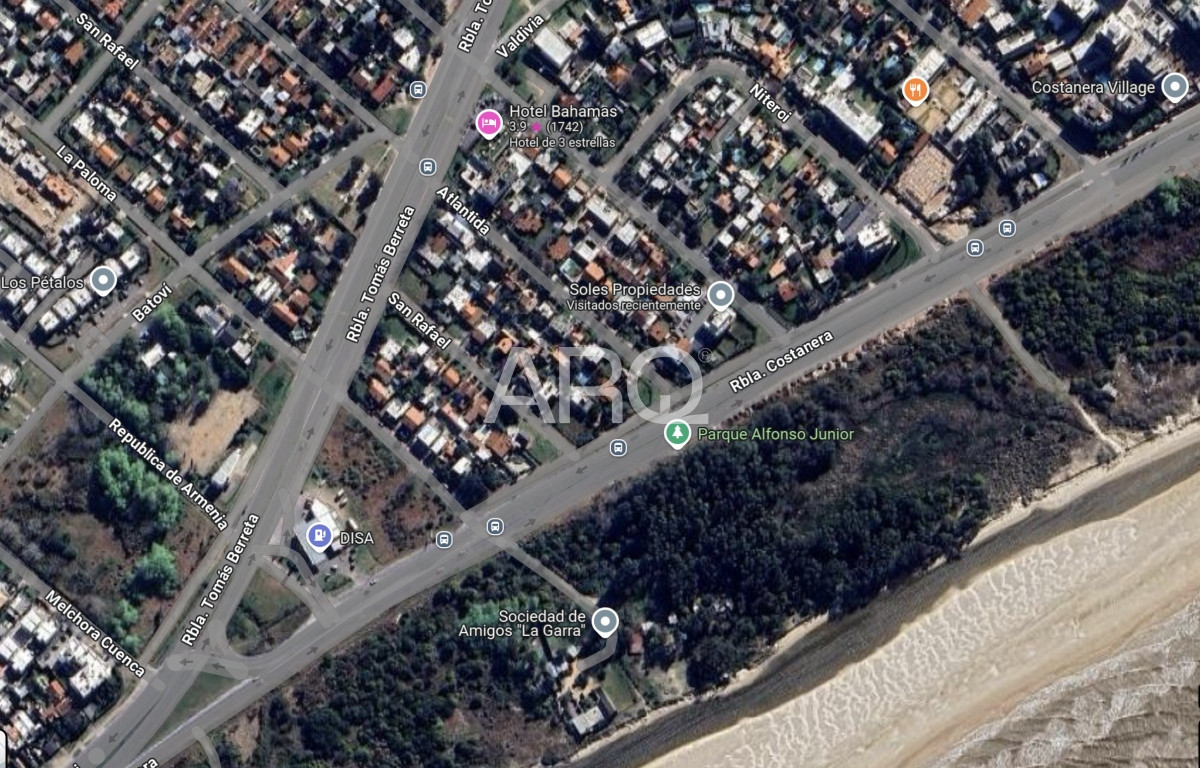 Terreno ID.397 - Frente al mar. Terreno en Barra de Carrasco sobre rambla
