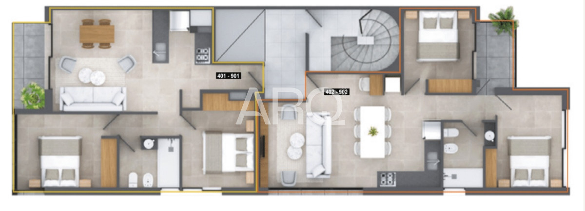 Apartamento ID.247 - ALTEZZA POCITOS