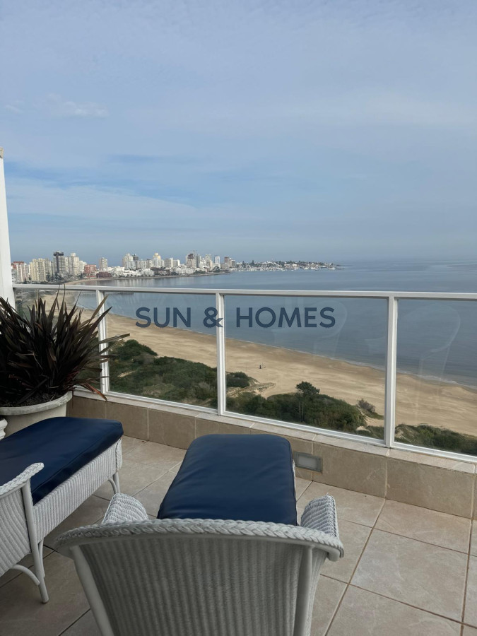 Apartamento ID.290 - Hermoso Penthouse con los mejores atardeceres de Playa Mansa y la mejor vista al mar