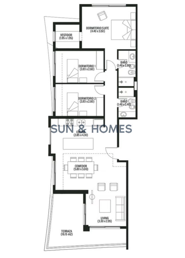 Apartamento ID.521 - Espectacular apartamento en venta playa Brava Parada 6 Mustique I