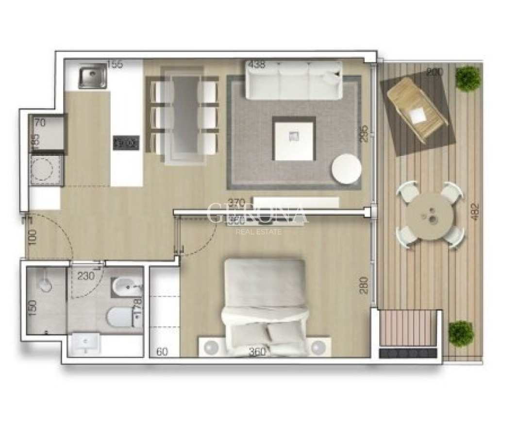 Apartamento ID.240 - Venta apartamento de un dormitorio a estrenar en Buceo