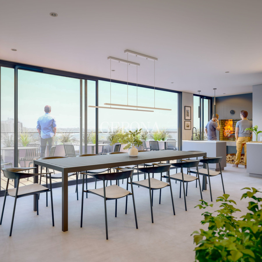 Apartamento ID.293 - Venta Apartamento de dos dormitorios, garaje y vista al mar en Buceo