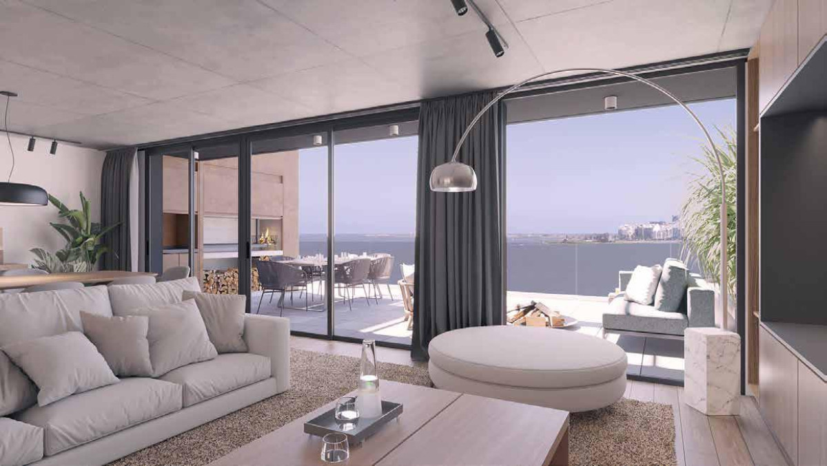 Venta Apartamento a estrenar, de 2 dormitorios y dos garajes en Puerto del Buceo.