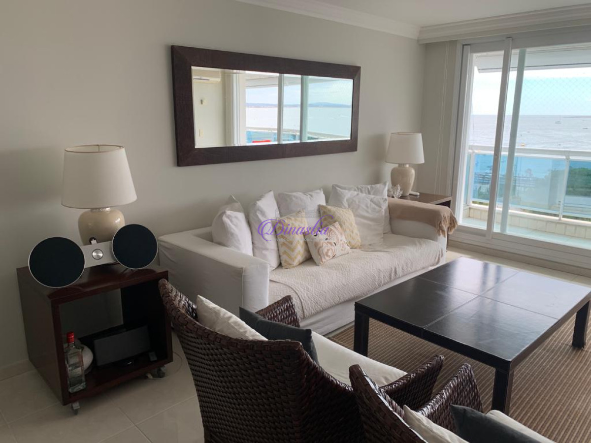 Apartamento ID.138 - Alquiler temporal Apartamento Premium de 3 dormitorios frente al mar Playa Mansa, Punta del Este