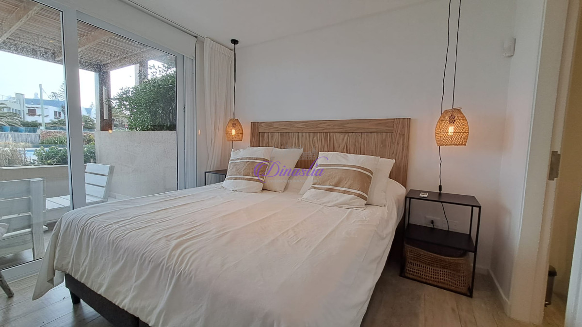 Apartamento ID.289 - Alquiler temporario Apartamento de 1 dormitorio frente al mar en La Barra, Maldonado