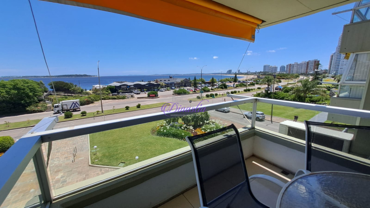 Apartamento ID.437 - Alquiler temporario Apartamento 3 dormitorios frente al mar en Playa Mansa, Punta del Este