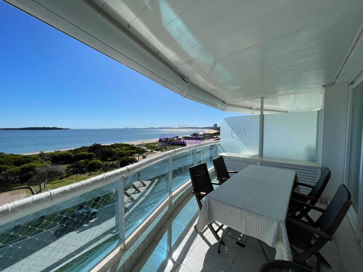 Apartamento ID.138 - Alquiler temporal Apartamento Premium de 3 dormitorios frente al mar Playa Mansa, Punta del Este