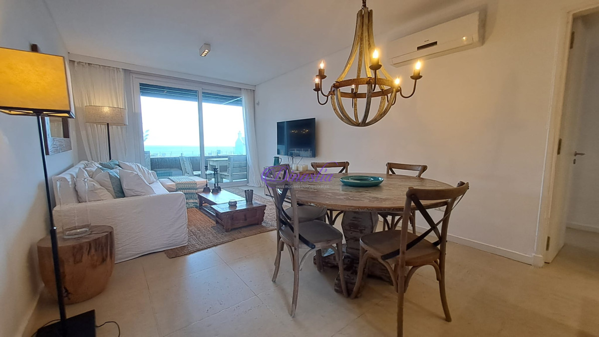 Apartamento ID.288 - Alquiler temporario Apartamento de 3 dormitorios frente al mar en Manantiales, Maldonado