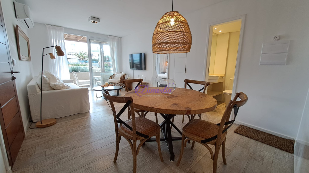 Apartamento ID.289 - Alquiler temporario Apartamento de 1 dormitorio frente al mar en La Barra, Maldonado
