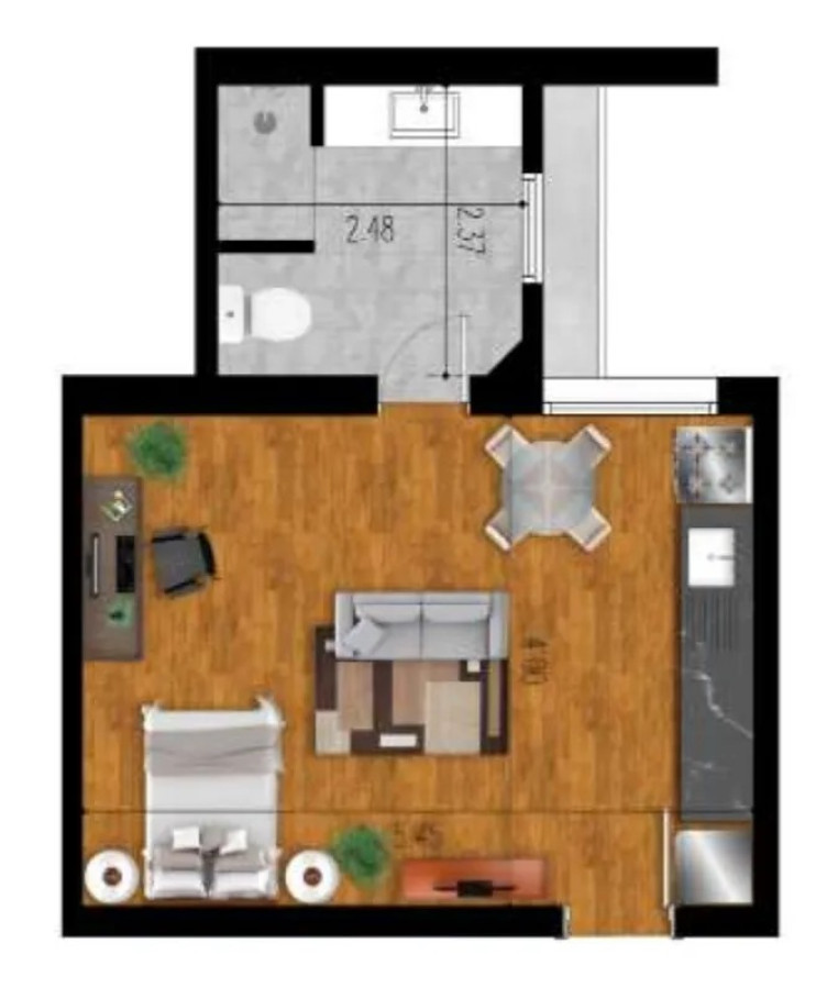 Apartamento ID.4694 - Venta Apartamentos 1 o 2 Dormitorios Ciudad Vieja 
