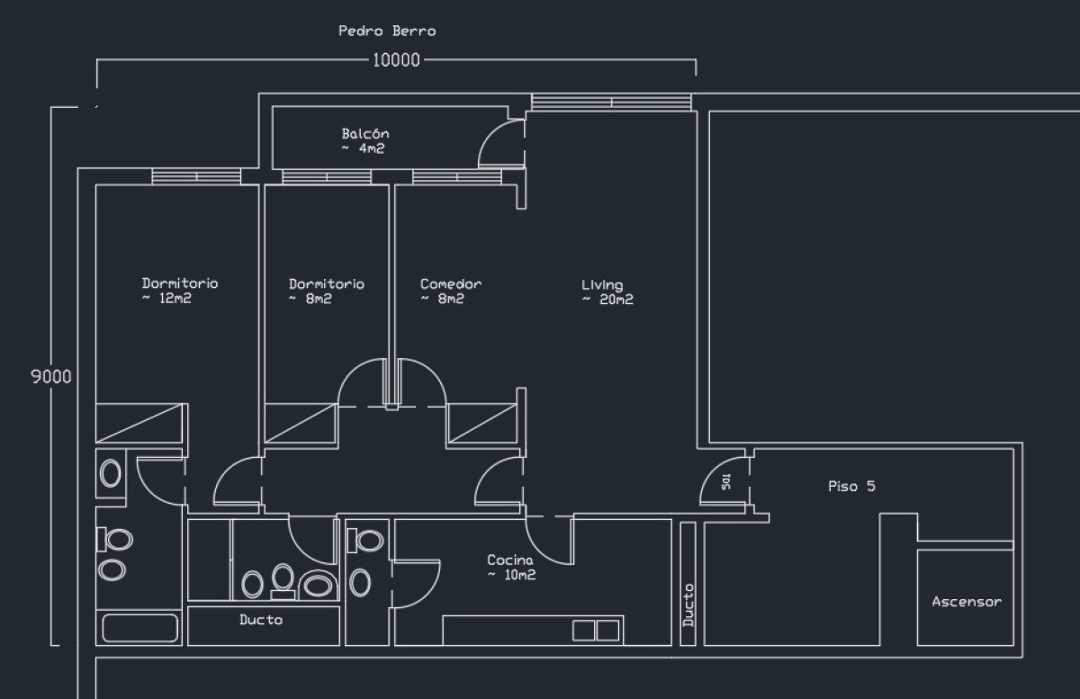 Apartamento ID.6093 - Alquiler Apartamento Amueblado  2 Dormitorios Pocitos 