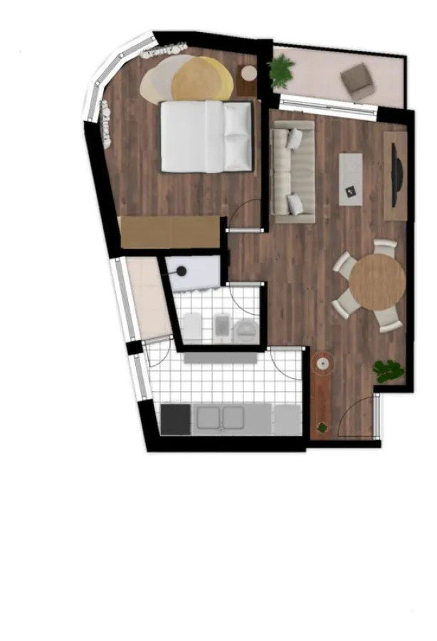 Apartamento ID.6684 - Alquiler Apartamento 1 Dormitorio Cordon con balcon