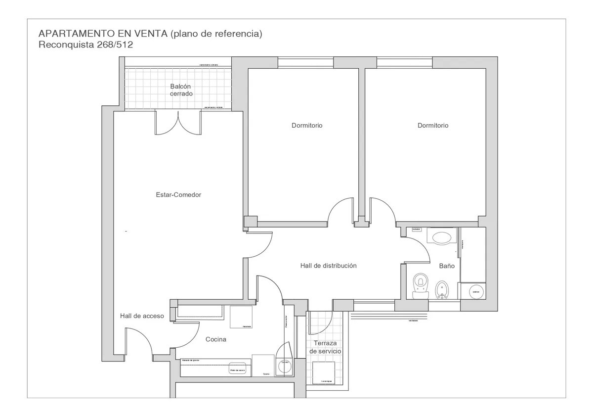 Apartamento ID.5383 - Alquiler o Venta Apartamento 2 Dormitorios Ciudad Vieja