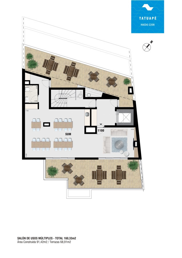 Apartamento ID.3848 - Venta Apartamento a Estrenar 1 Dormitorio Tres Cruces