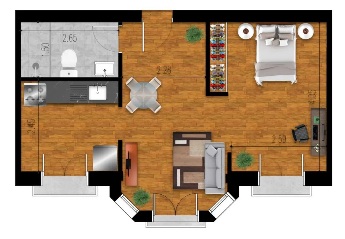 Apartamento ID.4694 - Venta Apartamentos 1 o 2 Dormitorios Ciudad Vieja 