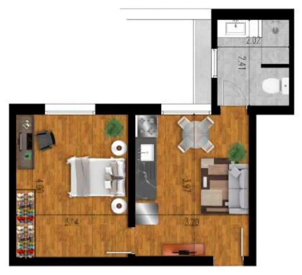 Apartamento ID.4694 - Venta Apartamentos 1 o 2 Dormitorios Ciudad Vieja 