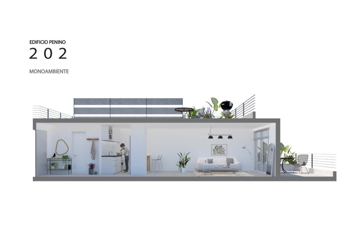 Apartamento ID.4536 - Venta en Pozo Apartamentos Monoambiente Union