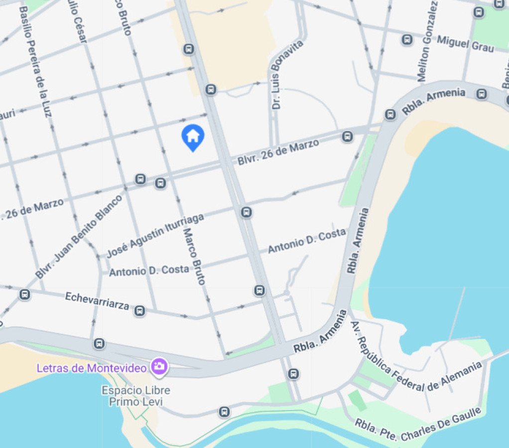 Apartamento ID.5366 - Alquiler Apartamento 1 Dormitorio Pocitos con balcón y garaje