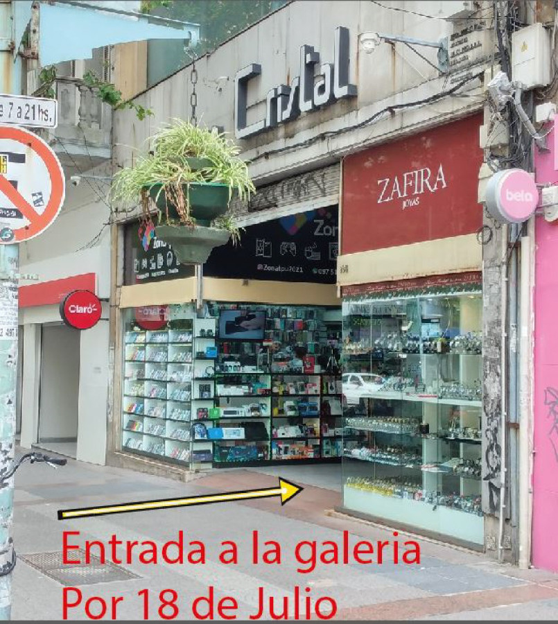 Local Comercial ID.4552 - Alquiler Local Comercial 9m2 Centro Galería Cristal