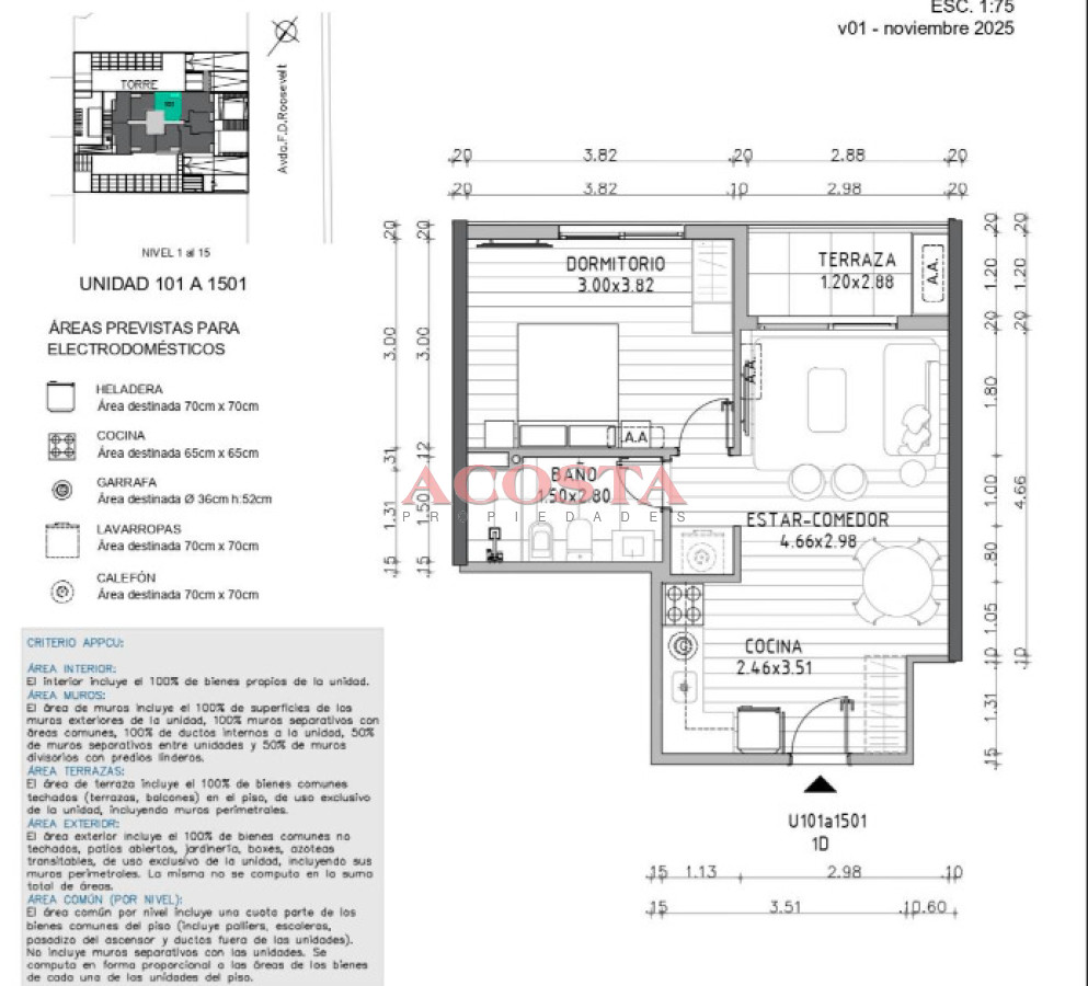Apartamento ID.279 - Excelente Inversion en zona de Roosvelt 