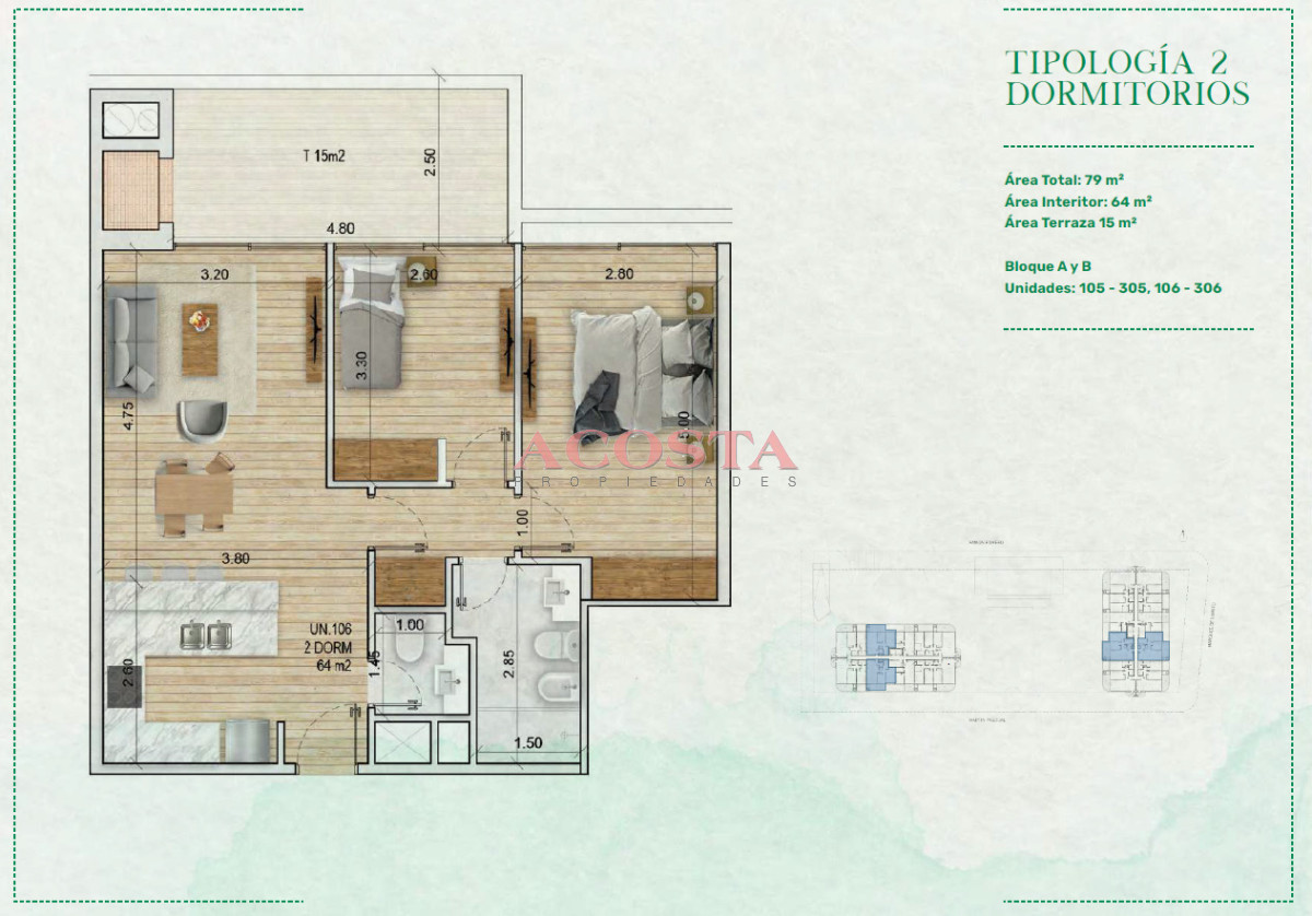 Apartamento ID.271 - excelente ubicacion 