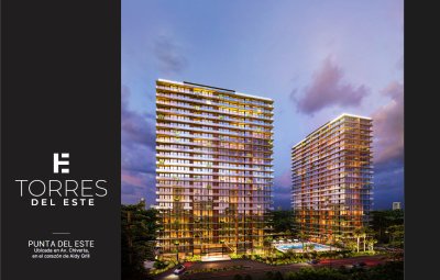 Torre con servicios a metros de Playa Mansa y Playa Brava 