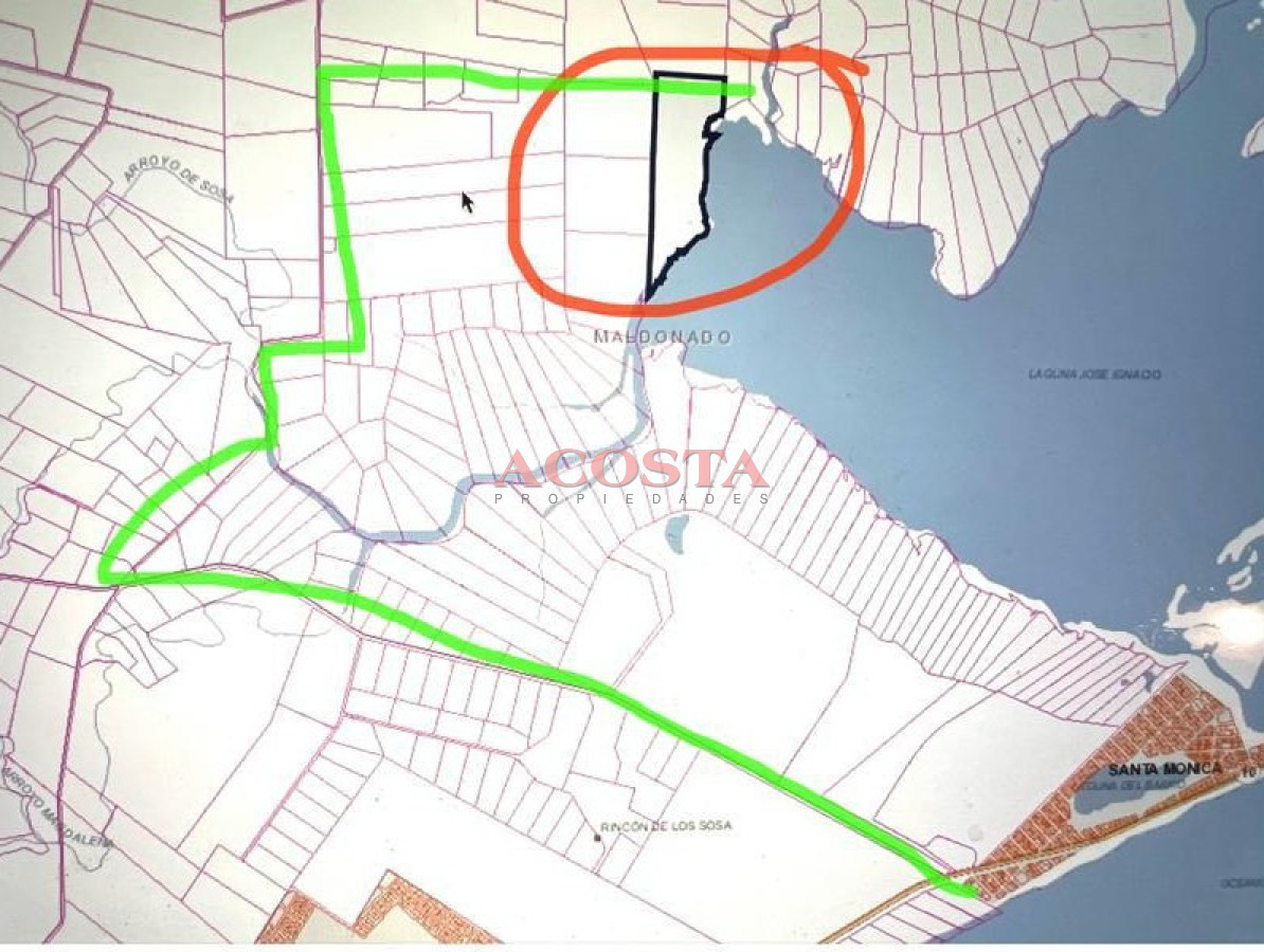 Chacra ID.174 - exepcional chacra sobre la Laguna de Jose Ignacio 