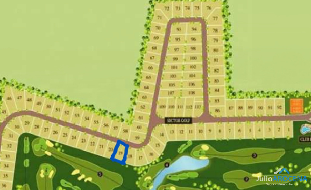Terreno ID.1070 - Terreno de 1500 m² en Venta - Barrio Privado Sheraton Golf, Colonia