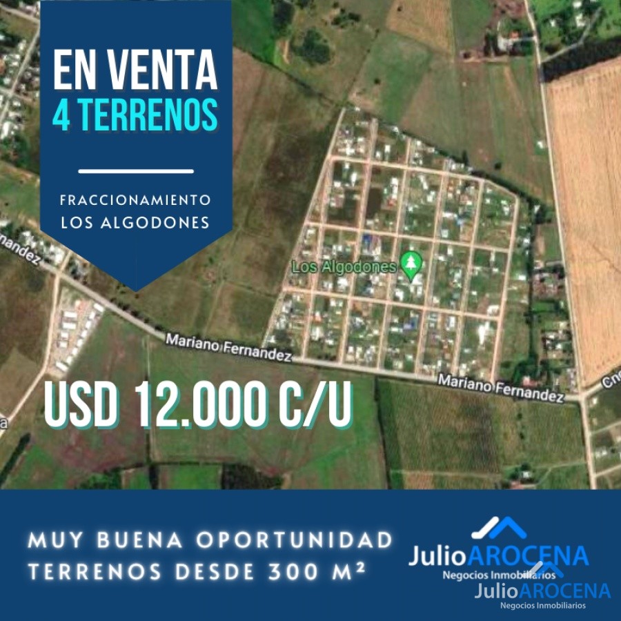 Terreno ID.615 - Terreno de 301 m² con frente de 13 metros sobre calle Los Algodones 2