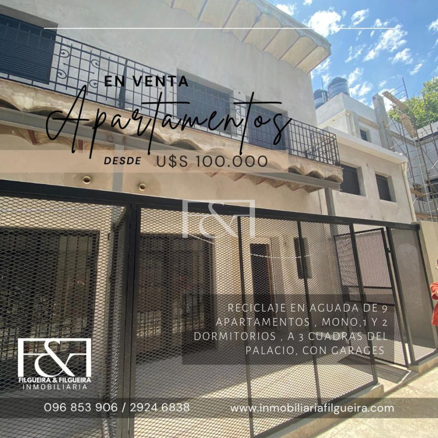 Apartamento ID.2151 - Apartamento de 1 dormitorio ,  Aguada , bajo la ley de vivienda promovida