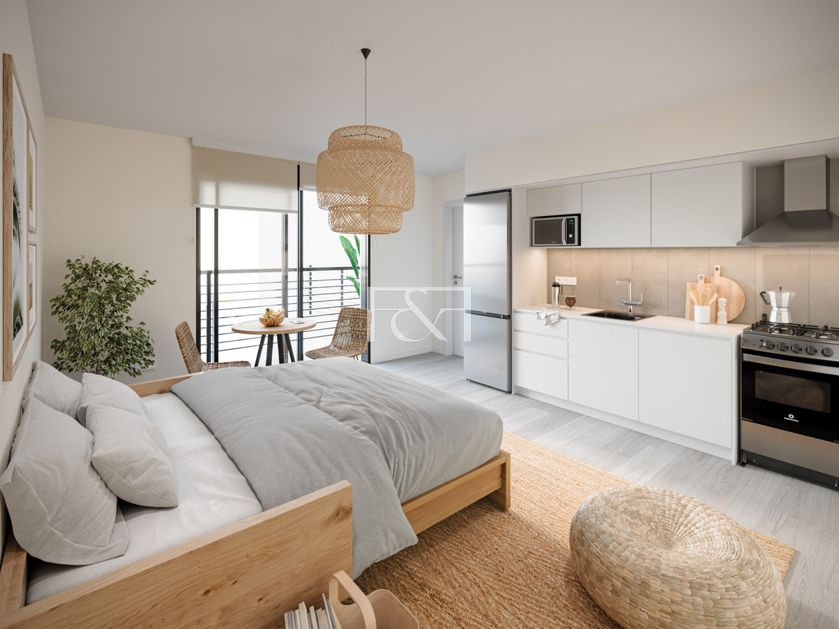 Apartamento ID.2719 - VENTA APARTAMENTO A ESTRENAR 1 DORMITORIO CON TERRAZA 