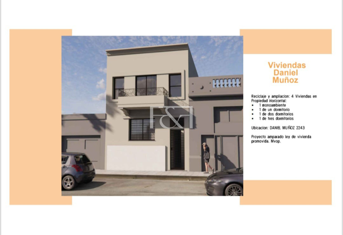 Apartamento ID.2774 - VENTA MONOAMBIENTE CON TERRAZA EN TRES CRUCES