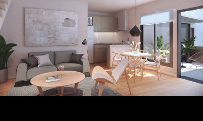 VENTA DUPLEX DE 1 DORMITORIO EN TRES CRUCES