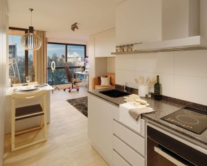 Apartamento a estrenar . 1 dormitorio . Barrio Sur