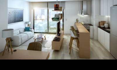 VENTA APARTAMENTO DE 1 DORMITORIO EN AGUADA -  EDIFICIO QUORUM