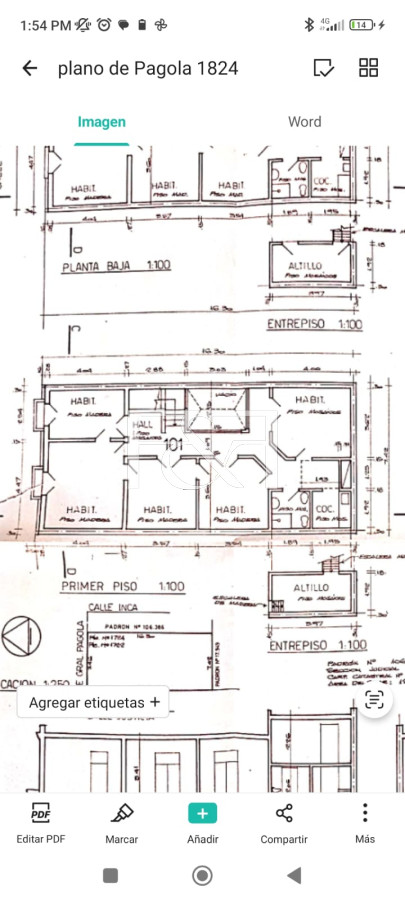 Local Comercial ID.2266 - Venta de Casa  de 4 dormitorios en La Comercial 